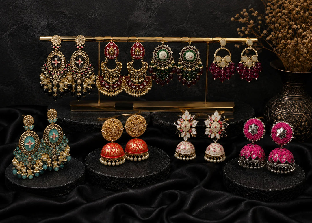 Meenakari Earrings