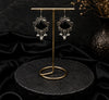 Black Tear Drop Stone Set