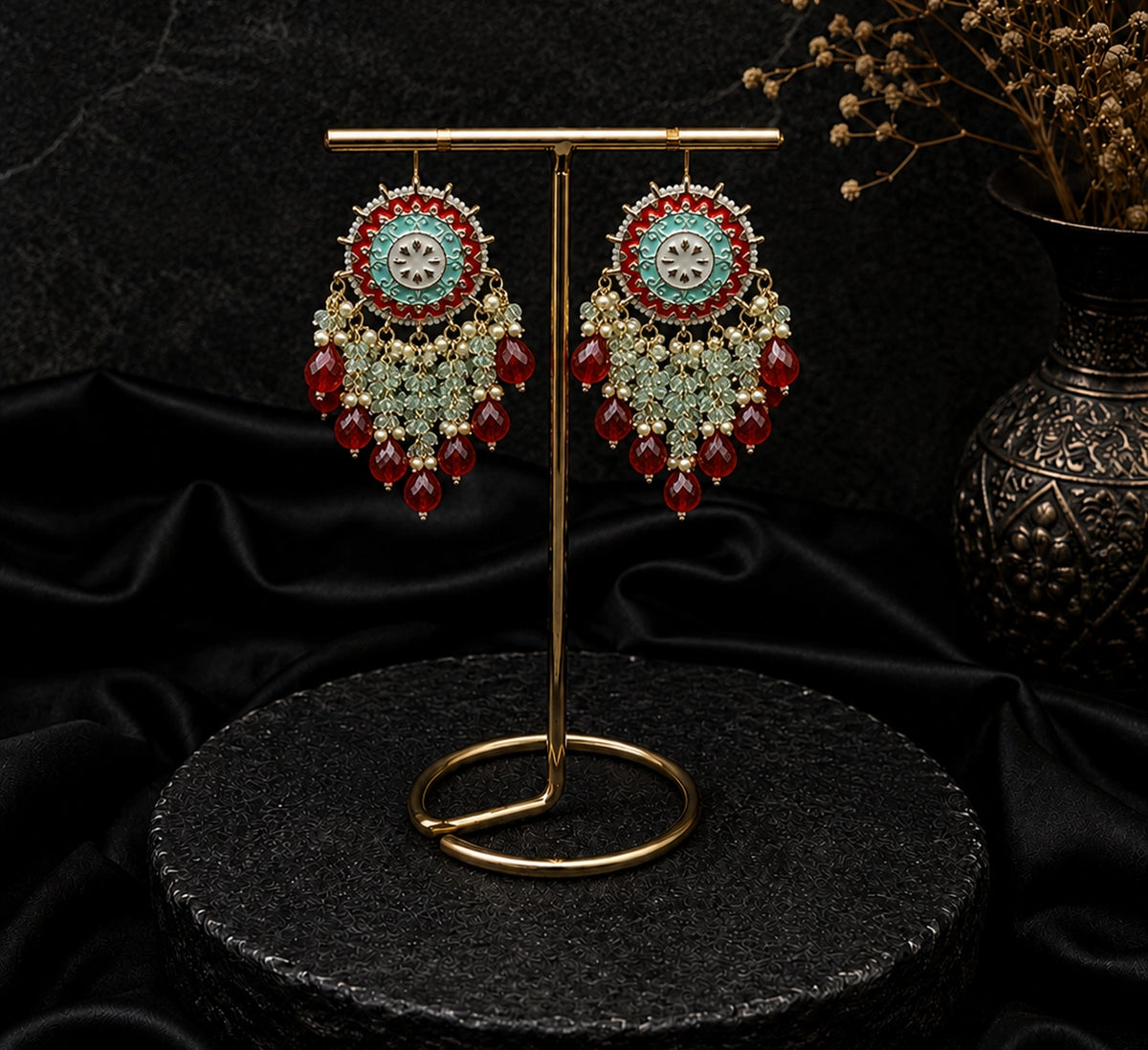 Chandbali Bead Drops