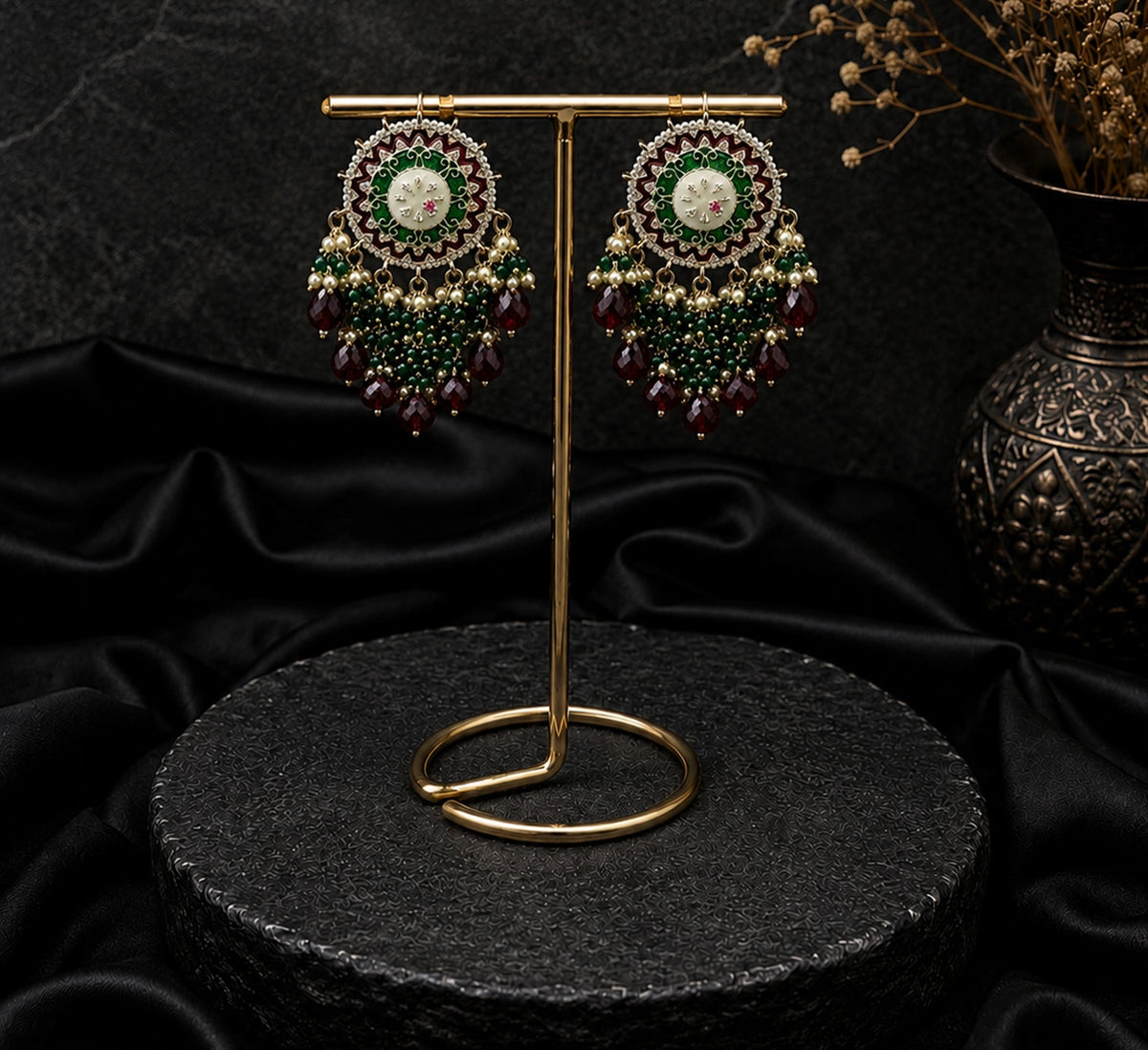 Chandbali Bead Drops