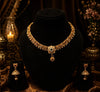 Choker Necklace With Floral Design