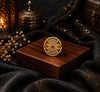 Gold Plated Brass AD stone Ring (Adjustable)