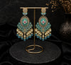 Light Blue Chandbali Dangler Earring