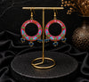 Meenakari Earring With Floral Design