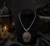 Oxidized Big Pendant Necklace
