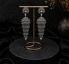Oxidized Silver Layered Jhumka